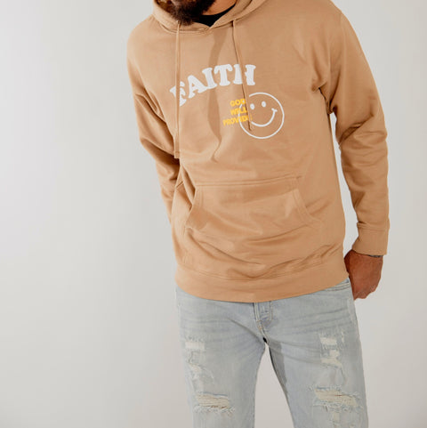 Faith Hoodie - Sandstone