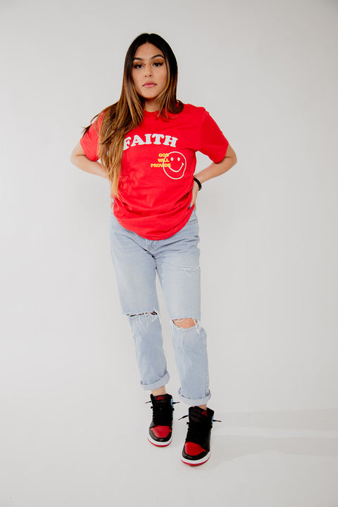 Faith Tee - Red