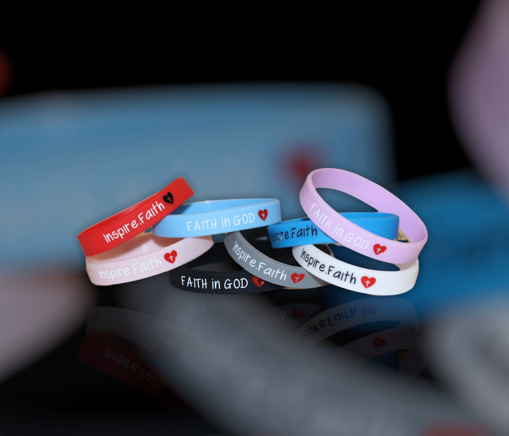 Faith wristbands hot sale