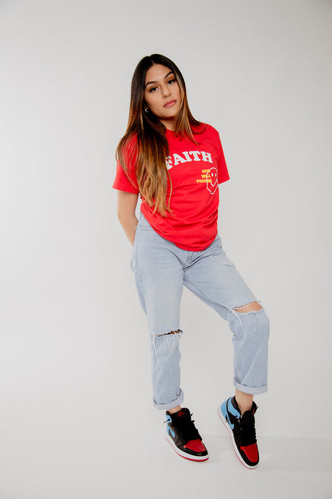 Faith Tee - Red