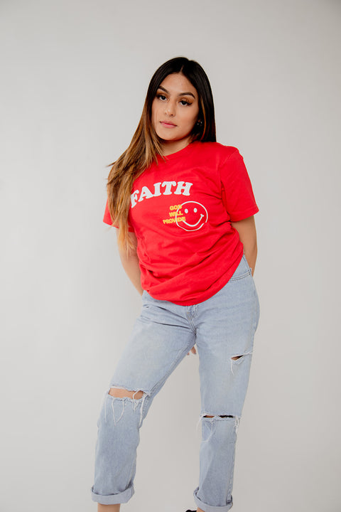 Faith Tee - Red